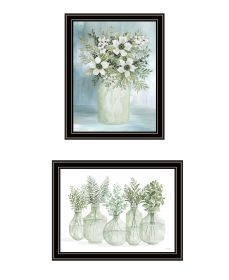 Trendy Decor 4U "Simply Sage 1" Framed Wall Art for Living Room, Wall Art Print for Home Decor, Bedroom Wall Art by Cindy Jacobs