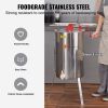 VEVOR Manual Honey Extractor, 3 Frames Honey Spinner Extractor, Stainless Steel Beekeeping Extraction, Honeycomb Drum Spinner with Lid
