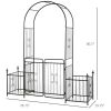 Metal Garden Arch ( Amazon Shipping)(Prohibited by WalMart)