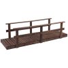 5 ft Wooden Garden Bridge Arc Footbridge ( Amazon Shipping)(Prohibited by WalMart)