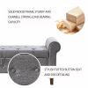 62" Bedroom Tufted Button Storage Bench, Modern Fabric Upholstered Ottoman, Window Bench, Rolled Arm Design for Bedroom, Living Room, Foyer (Grey)