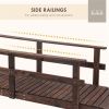 5 ft Wooden Garden Bridge Arc Footbridge ( Amazon Shipping)(Prohibited by WalMart)
