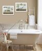 Trendy Decor 4U "Fluffy Towels" -Bathroom Decor" Framed Wall Art for Bathroom, Wall Art Print for Home Decor, Bathroom Wall Art by Pam Britton