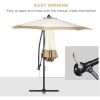 Outdoor beach umbrella /Cantilever Umbrella (Swiship-Ship)(Prohibited by WalMart)
